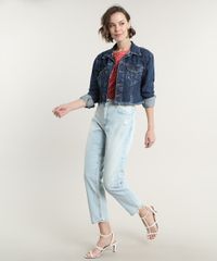 Jaqueta-Jeans-Feminina-Cropped-Destroyed-Azul-Escuro-9676270-Azul_Escuro_3