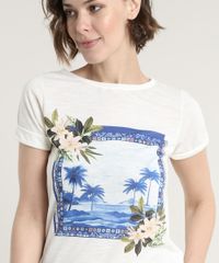 Blusa-Feminina-com-Estampa-Tropical-Manga-Curta-Decote-Redondo-Off-White-9702232-Off_White_4