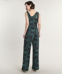 Macacao-Feminino-Estampado-de-Folhagem-com-Transpasse-Sem-Manga-Preto-9691329-Preto_2