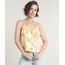 Regata-Feminina-em-Linho-Estampada-Tropical-com-Botoes-Alcas-Finas-Mostarda-9637187-Mostarda_1