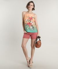Regata-Feminina-com-Estampa-Floral-Degrade-Decote-Reto-Alcas-Finas-Coral-9643836-Coral_3