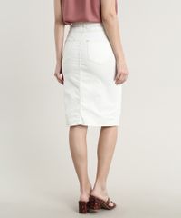 Saia-de-Sarja-Feminina-Lapis-com-Fenda-e-Faixa-para-Amarrar-Off-White-9690209-Off_White_2