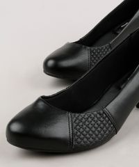 Scarpin-Feminino-Modare-Ultra-Conforto-Bico-Redondo-Salto-Baixo-Grosso-com-Matelasse-Preto-9714568-Preto_2