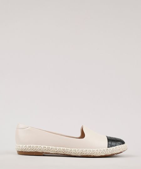Espadrille-Feminina-Modare-Ultra-Conforto-Bico-Redondo-com-Recorte-Croco-Bege-Claro-9714616-Bege_Claro_1