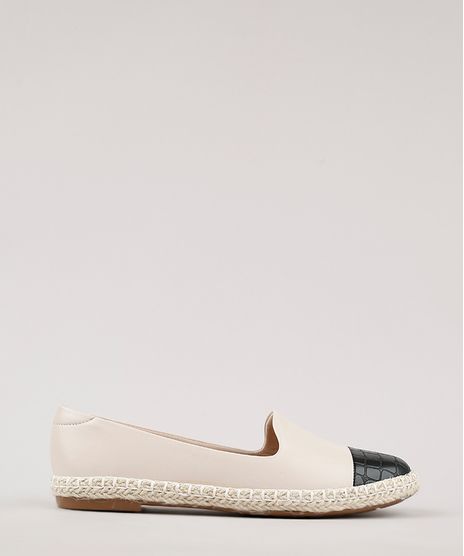 Espadrille-Feminina-Modare-Ultra-Conforto-Bico-Redondo-com-Recorte-Croco-Bege-Claro-9714616-Bege_Claro_1