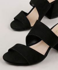 Tamanco-Feminino-Via-Uno-Salto-Quadrado-em-Suede-Preto-9673917-Preto_2