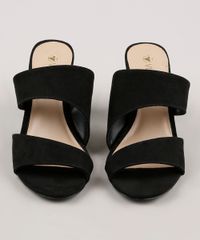 Tamanco-Feminino-Via-Uno-Salto-Quadrado-em-Suede-Preto-9673917-Preto_4