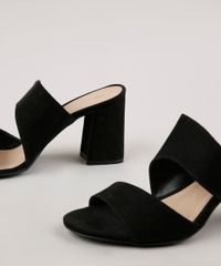 Tamanco-Feminino-Via-Uno-Salto-Quadrado-em-Suede-Preto-9673917-Preto_5