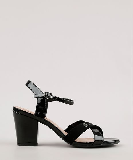Sandalia-Feminina-Oneself-Salto-Grosso-Medio-em-Verniz-Preta-9721743-Preto_1