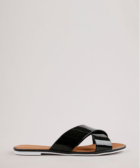 Rasteira-Feminina-Moleca-Tiras-Cruzadas-em-Verniz-Preta-9697914-Preto_1