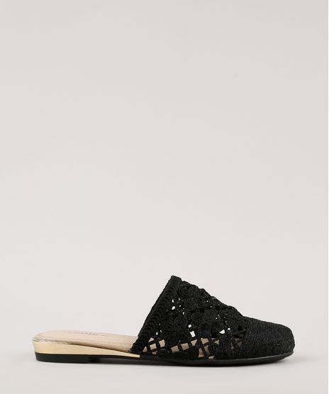 Mule-Feminino-Modare-Ultra-Conforto-Bico-Redondo-Floral--Preto-9714619-Preto_1