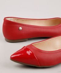 Sapatilha-Feminina-Via-Uno-All-Day-Confortavel-Bico-Fino-com-Recorte-em-Vinil-Vermelha-9675409-Vermelho_5