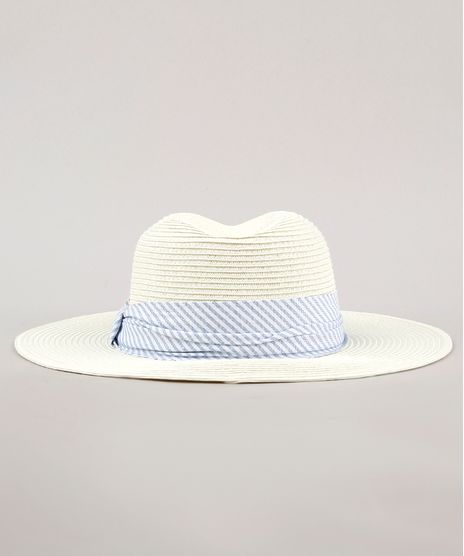 Chapeu-Feminino-com-Faixa-Bege-Claro-9617726-Bege_Claro_1