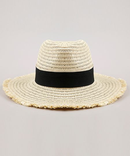 Chapeu-Feminino-com-Faixa-Bege-9642891-Bege_1 Chapeu-Feminino-com-Faixa-Bege-9642891-Bege_1