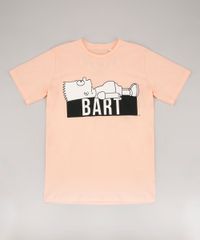 Camiseta-Infantil-Bart-Simpson-Manga-Curta-Laranja-Claro-9672446-Laranja_Claro_1