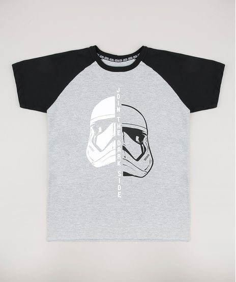 Camiseta-Infantil-Darth-Vader-Stormtrooper-Star-Wars-Raglan-Manga-Curta-Cinza-Mescla-9699480-Cinza_Mescla_1