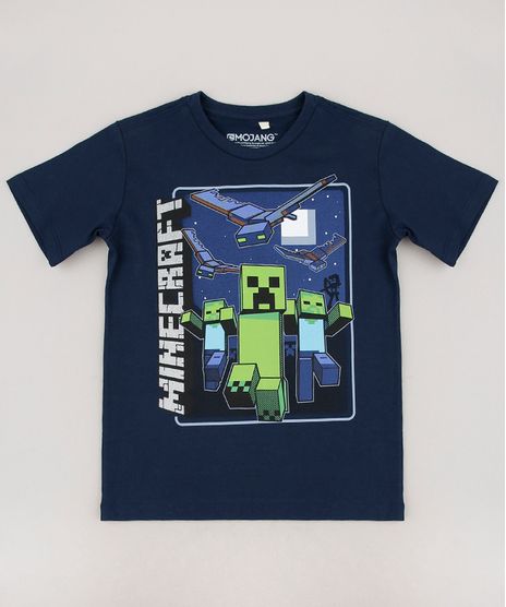 Camiseta-Infantil-Minecraft-Manga-Curta-Azul-Marinho-9680554-Azul_Marinho_1