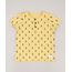 Camiseta-Infantil-Estampada-de-Abacaxis-em-Piquet-Manga-Curta-Gola-Portuguesa-Amarela-9725978-Amarelo_1