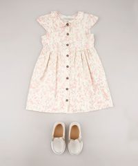 Vestido-Infantil-Estampado-Floral-com-Linho-e-Botoes-Manga-Curta-Off-White-9708693-Off_White_3