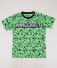 Camiseta-Infantil-Minecraft-Estampada-Manga-Curta-Verde-9674462-Verde_1