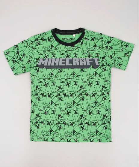Camiseta-Infantil-Minecraft-Estampada-Manga-Curta-Verde-9674462-Verde_1