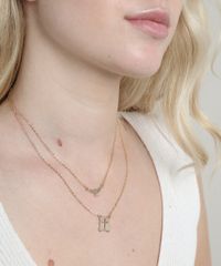 Colar-Feminino-Folheado-Duplo-com-Pingente-de-Cruz-e-Espirito-Santo-Dourado-9657452-Dourado_2