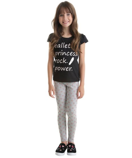 Conjunto-de-Blusa-Preta---Calca-Legging-Estampada-Cinza-Mescla-8555161-Cinza_Mescla_1