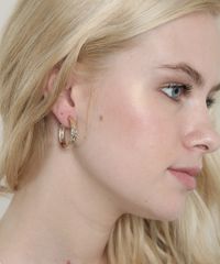 Kit-de-3-Brincos-Femininos-Folheados-com-Zirconia-Dourado-9662415-Dourado_2