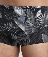 Sunga-Masculina-Slip-Estampada-Folhagens-Preta-9673674-Preto_3