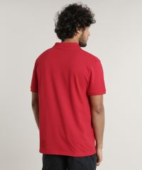 Polo-Masculina-Basica-em-Piquet-Manga-Curta-Vermelha-8553376-Vermelho_2