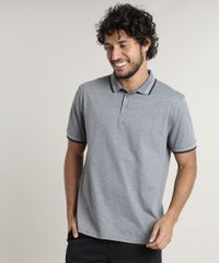 Polo-Masculina-Flame-Comfort-Manga-Curta-Cinza-9651577-Cinza_1