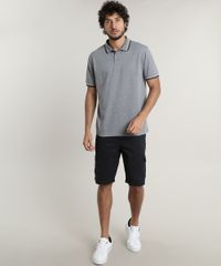 Polo-Masculina-Flame-Comfort-Manga-Curta-Cinza-9651577-Cinza_3