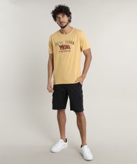 Camiseta-Masculina-Comfort-Fit-New-York-Manga-Curta-Gola-Careca-Mostarda-9759661-Mostarda_3