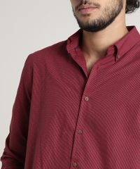 Camisa-Masculina-Comfort-Fit-Estampada-Xadrez-Manga-Longa--Vermelha-9523415-Vermelho_4