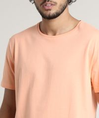 Camiseta-Masculina-Basica-Comfort-Fit-Manga-Curta-Gola-Careca-Laranja-Claro-9649642-Laranja_Claro_4 Camiseta-Masculina-Basica-Comfort-Fit-Manga-Curta-Gola-Careca-Laranja-Claro-9649642-Laranja_Claro_4