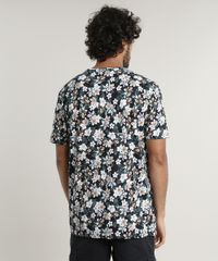 Camiseta-Masculina-Comfort-Estampada-Floral-Manga-Curta-Gola-Careca--Preta-9607436-Preto_2