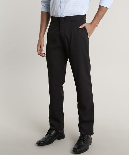 Calca-Masculina-Social-Reta-Alfaiatada-Texturizada-Preta-9648311-Preto_1