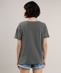 Blusa-Feminina-de-Banda-Queen-Manga-Curta-Decote-Redondo-Chumbo-9710246-Chumbo_2