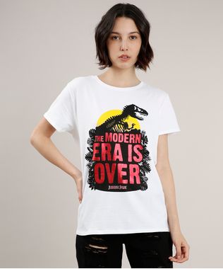 Blusa-Feminina-Jurassic-World-Manga-Curta-Decote-Redondo-Off-White-9700797-Off_White_1