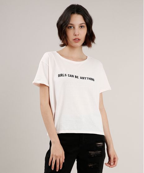 Blusa-Feminina-Ampla-com-Bordado--Girls-Can-Be-Anything--Manga-Curta-Decote-Redondo-Rose-Claro-9699783-Rose_Claro_1