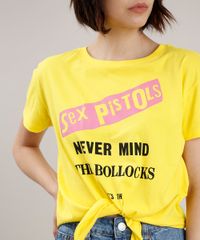 Blusa-Feminina-de-Banda-Sex-Pistols-com-No-Manga-Curta-Decote-Redondo-Amarela-9700402-Amarelo_4