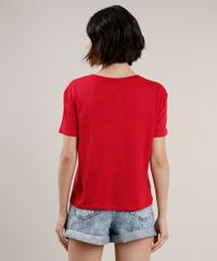 Blusa-Feminina-Ampla-com-Bordado--Dreamer--Manga-Curta-Decote-Redondo-Vermelha-9704508-Vermelho_2