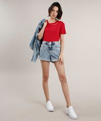Blusa-Feminina-Ampla-com-Bordado--Dreamer--Manga-Curta-Decote-Redondo-Vermelha-9704508-Vermelho_3