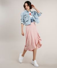 Saia-Feminina-Midi-Estampada-de-Poa-com-Babado-e-Fenda-Rose-9708413-Rose_3