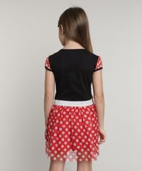 Vestido-Infantil-Minnie-com-Tule-Estampado-de-Poa-Manga-Curta-Preto-9680225-Preto_4