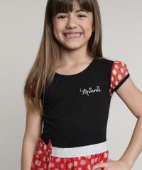 Vestido-Infantil-Minnie-com-Tule-Estampado-de-Poa-Manga-Curta-Preto-9680225-Preto_5
