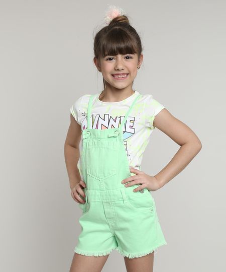 Jardineira-de-Sarja-Infantil-com-Bolsos-e-Barra-Desfiada-Verde-Neon-9695709-Verde_Neon_1