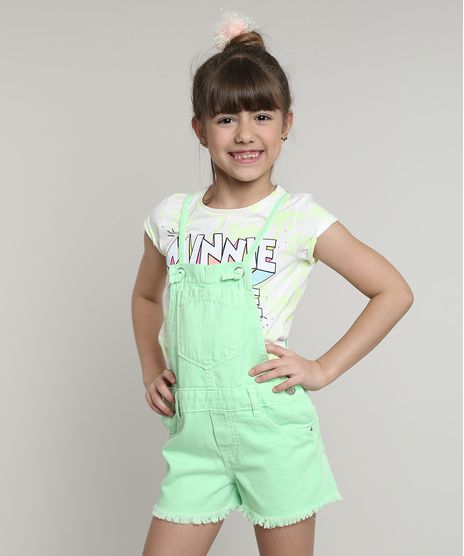 Jardineira-de-Sarja-Infantil-com-Bolsos-e-Barra-Desfiada-Verde-Neon-9695709-Verde_Neon_1