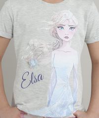 Blusa-Infantil-Elsa-Frozen-com-Glitter-Manga-Curta--Cinza-Mescla-Claro-9680982-Cinza_Mescla_Claro_5