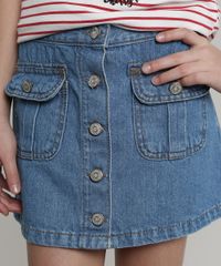 Saia-Jeans-Infantil-com-Botoes-e-Bolsos-Azul-Claro-9654557-Azul_Claro_5 Saia-Jeans-Infantil-com-Botoes-e-Bolsos-Azul-Claro-9654557-Azul_Claro_5